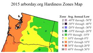 arbor day hardiness zone map