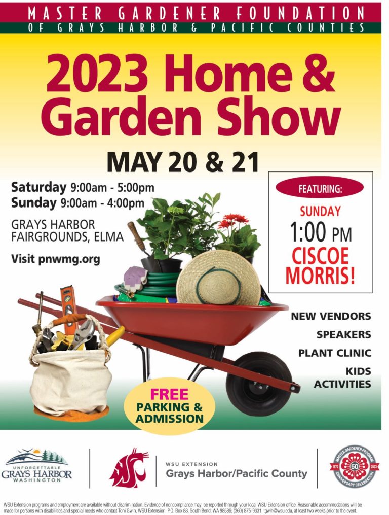 2023 Home & Garden Show Poster - May 20 and 21.